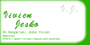 vivien jesko business card